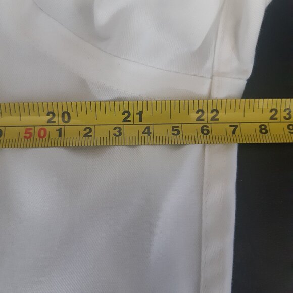 Calvin Klein SZ 16 Slim Fit Non Iron White Button Up Dress Shirt - Picture 10 of 12